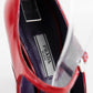 Tacones Prada de Charol Rojo Mate Estilo Vintage