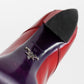 Tacones Prada de Charol Rojo Mate Estilo Vintage