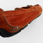 Mocasines Salvatore Ferragamo de Gamuza Café