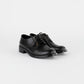 Zapatos Casuales Salvatore Ferragam Tipo Bostonianoo en Piel Negra