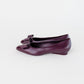 Tacones Bajos Salvatore Ferragamo Viva en Piel Morada