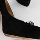 Tacones Salvatore Ferragamo de Piel Tipo Pelaje Negro