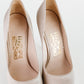 Tacones Salvatore Ferragamo de Piel con Forro Satinado Dorado
