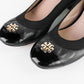 Tacones Bajos Tory Burch en Piel Negra