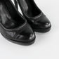 Tacones Tory Burch en Piel Negra con Plataforma