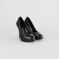Tacones Tory Burch en Piel Negra con Plataforma