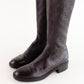 Botas Largas Gucci Guccissima Maud de Piel Café