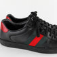Tenis Gucci en piel Negra