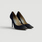 Tacones Jimmy Choo Anouk en gamuza azul