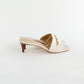 Sandalias de Tacón Michael Kors Rebecca en Piel Blanca