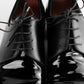 Zapatos de Vestir Derby Louis Vuitton de Charol Negro