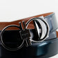 Cinturón Salvatore Ferragamo en Piel Negra