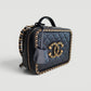 Bolso tipo neceser Chanel en piel negra