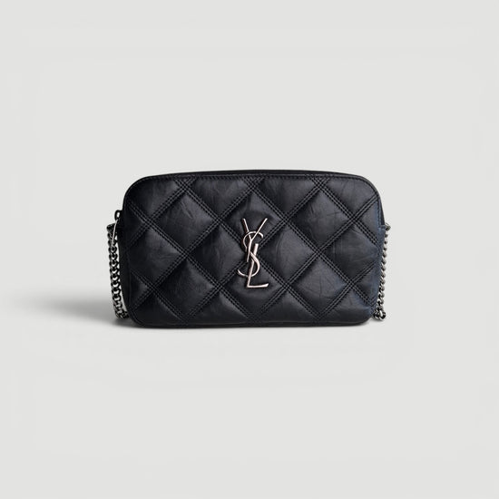 Mini bolso YSL modelo Becky en piel negra