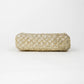 Bolso Crossbody Chanel Classic Double Flap en Lamé Dorado
