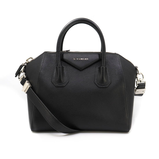 Bolso Crossbody Givenchy Antigona en Piel Negra Con Asa