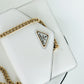 Bolso Crossbody Prada Lux Off en piel Saffiano Beige
