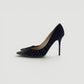 Tacones Jimmy Choo Anouk en gamuza azul