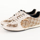 Tenis Gucci de Lona y Piel Beige