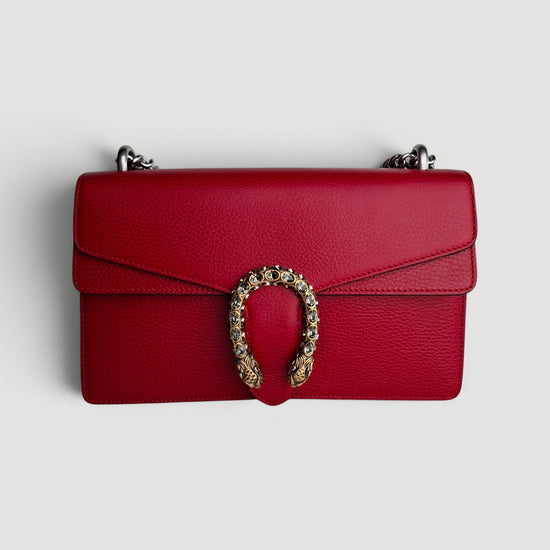Bolso Gucci Dionysus en piel roja