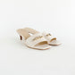Sandalias de Tacón Michael Kors Rebecca en Piel Blanca