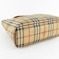 Bolso Tote Burberry Vintage Check de Lona Beige con Asas