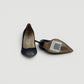 Tacones Jimmy Choo Anouk en gamuza azul