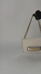 Bolso Crossbody Christian Dior J’Adior Chain Flap Bag en Piel Blanca