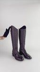 Botas Largas Gucci Guccissima Maud de Piel Café