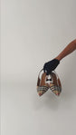 Tacones Burberry en Piel y Lona Archive Check Beige