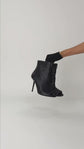 Botines Burberry en Piel Negra Tacón Stiletto