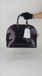Bolso de Mano Louis Vuitton Alma en Piel Vernis Amarante