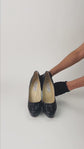 Tacones Jimmy Choo en Piel con Lentejuelas Negras