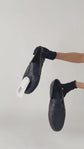 Mocasines Gucci Guccissima en Piel Negra con Monograma