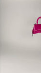 Bolso Crossbody Balenciaga Hourglass Paillette XS en Piel Rosa