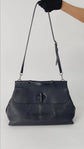Bolso de Hombro Gucci Bamboo en Piel Negra