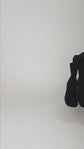 Botines Celine Soft Ballerina Sock Ankle Negros en Textil Texturizado