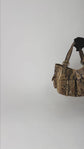 Bolso de Hombro Christian Dior Gaucho en Piel Tipo Exótica
