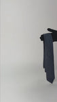 Corbata Hermès en Seda Azul con Patrón de Aves