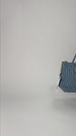 Bolso de Hombro Miu Miu Sole Matelassé en Piel Azul