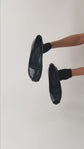 Tacones Louis Vuitton Oh Really en Charol Negro Tornasol