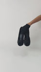 Tacones Louis Vuitton Peep Toe en Malla Negra