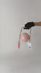 Bolso de Mano Cult Gaia Pearl en Acrílico Rosa Marmoleado