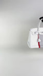 Bolso de Mano Hermès Birkin 35 Club Clémence Edición Limitada en Blanco y Gris Perla