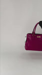 Bolso de Hombro Salvatore Ferragamo Batik en Piel Púrpura